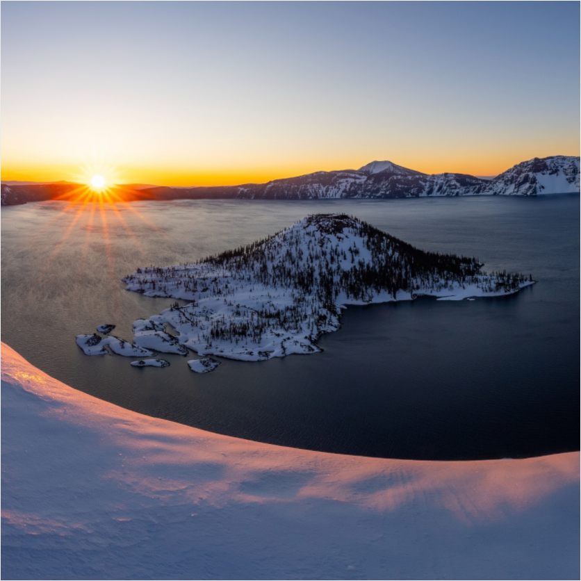 Crater Lake Sunrise