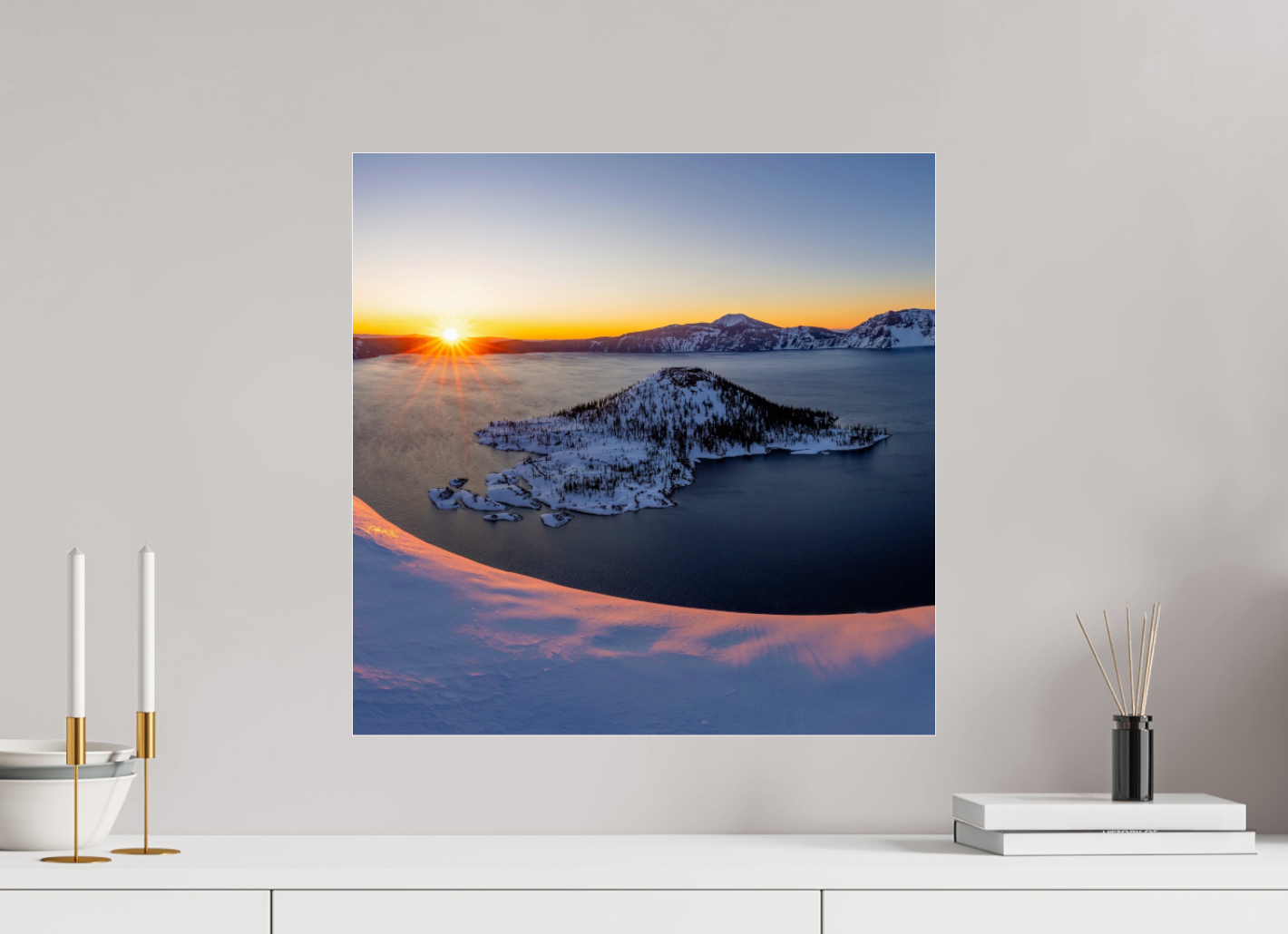 Crater Lake Sunrise