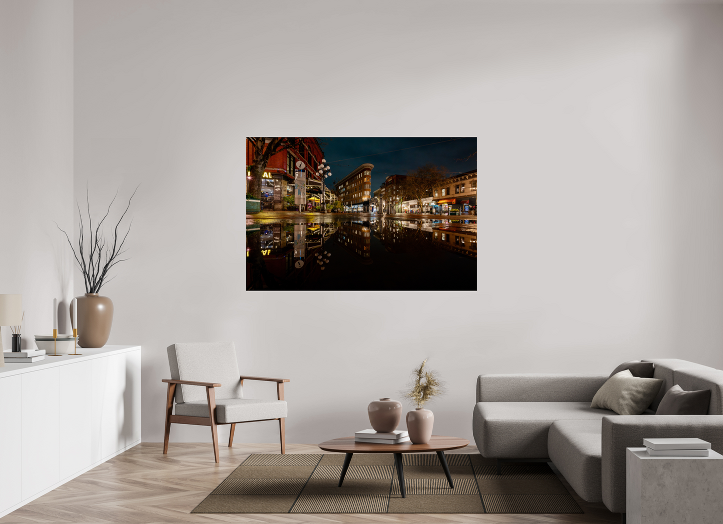 66 x 44″, Photo Print Under Acrylic Glass Gastown 2
