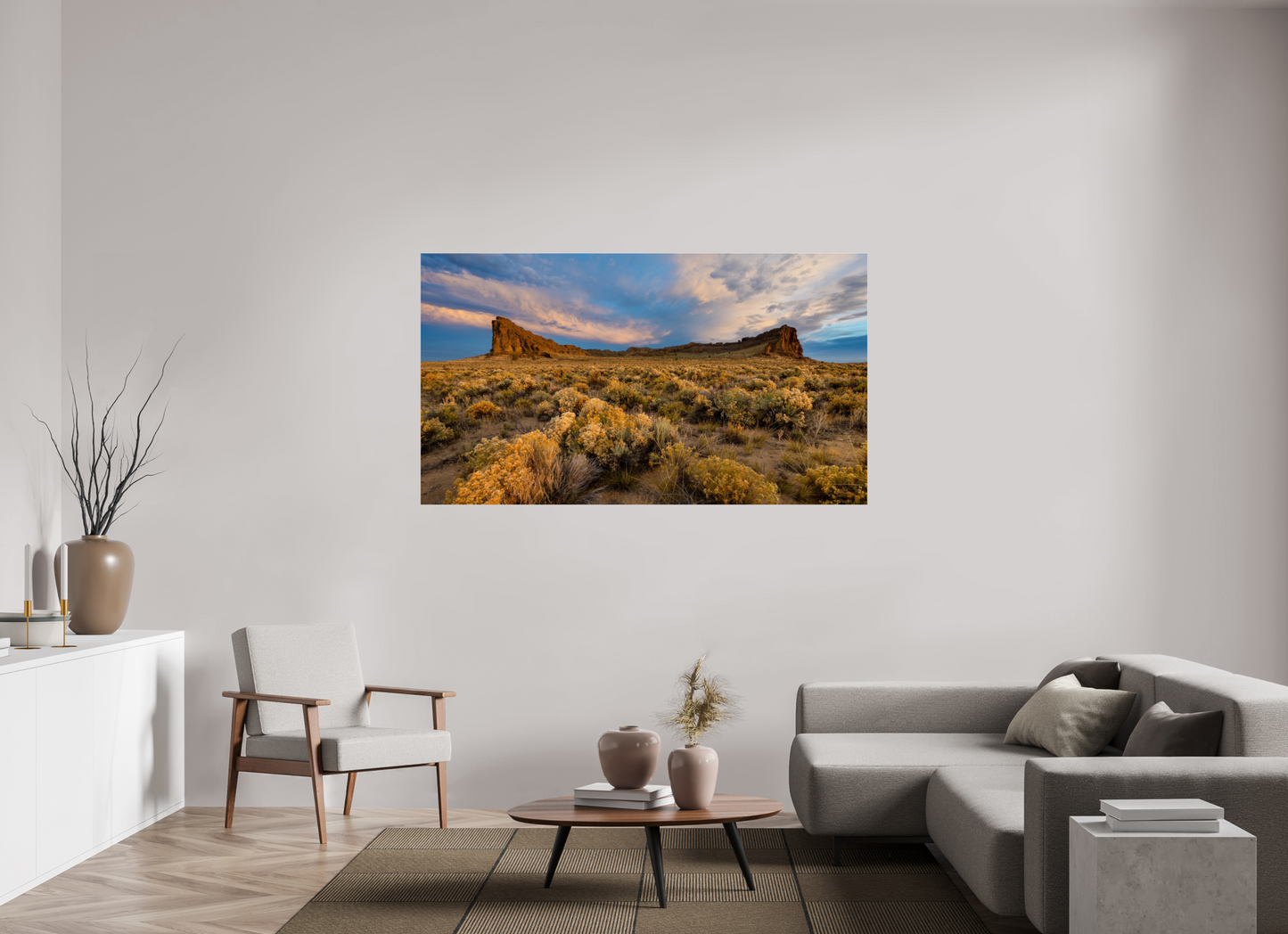 70 x 39.4″, Photo Print Under Acrylic Glass High Desert