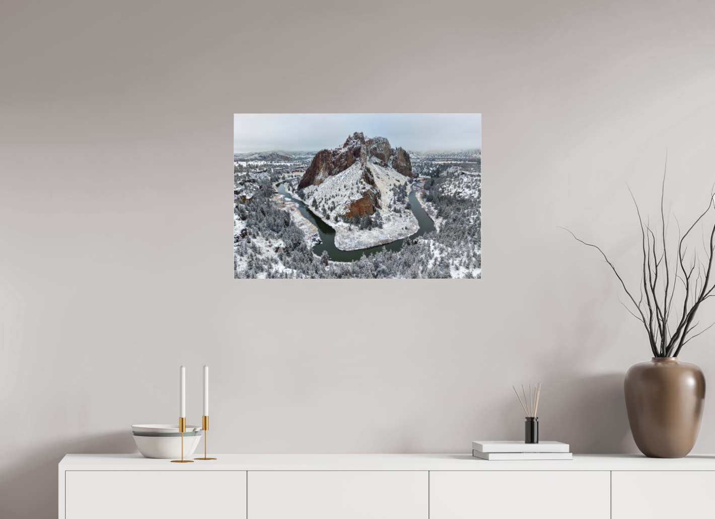 Winter Embrace of Smith Rock