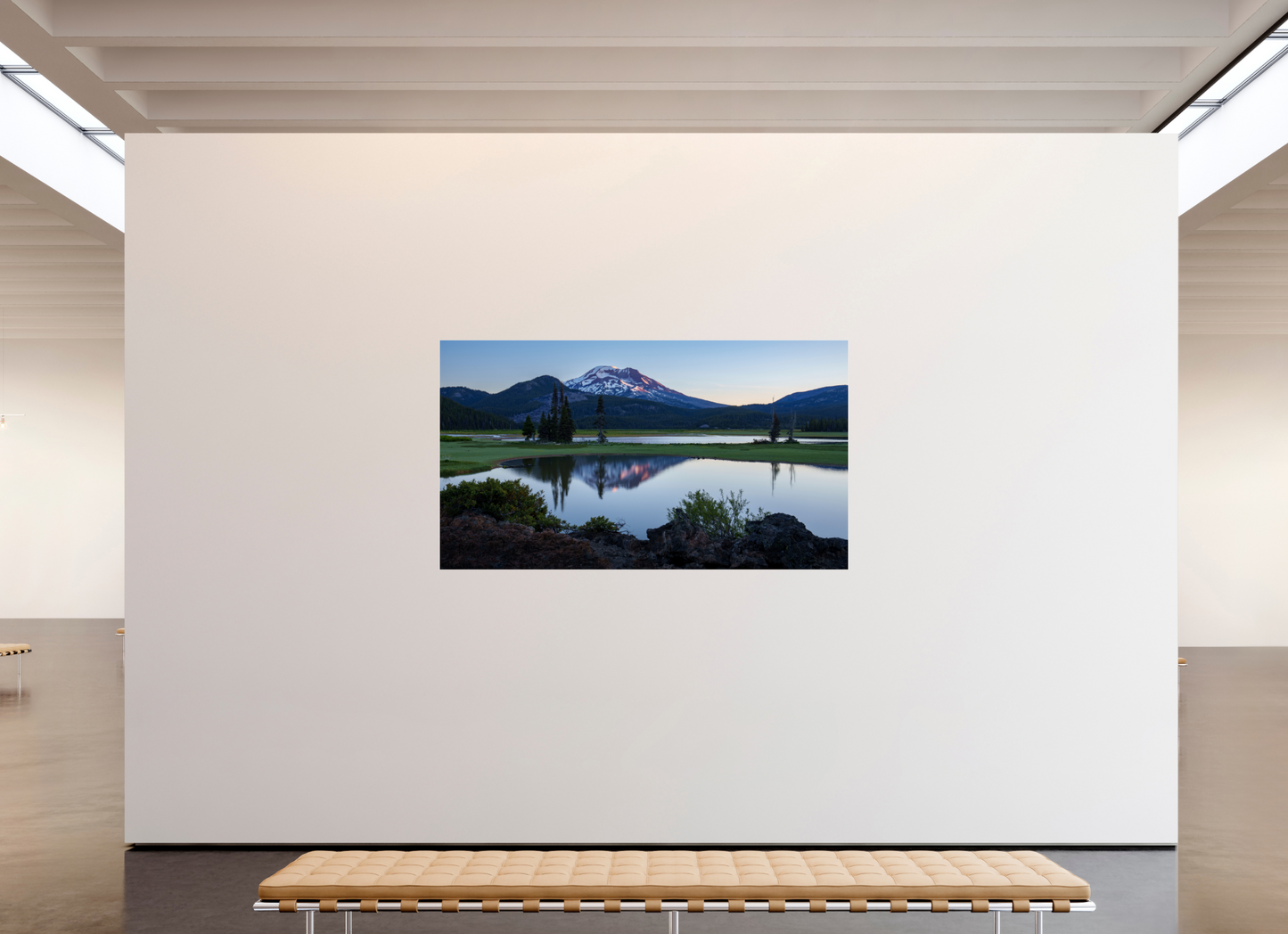 80 x 45″, Photo Print Under Acrylic Glass Classic Sparks Lake