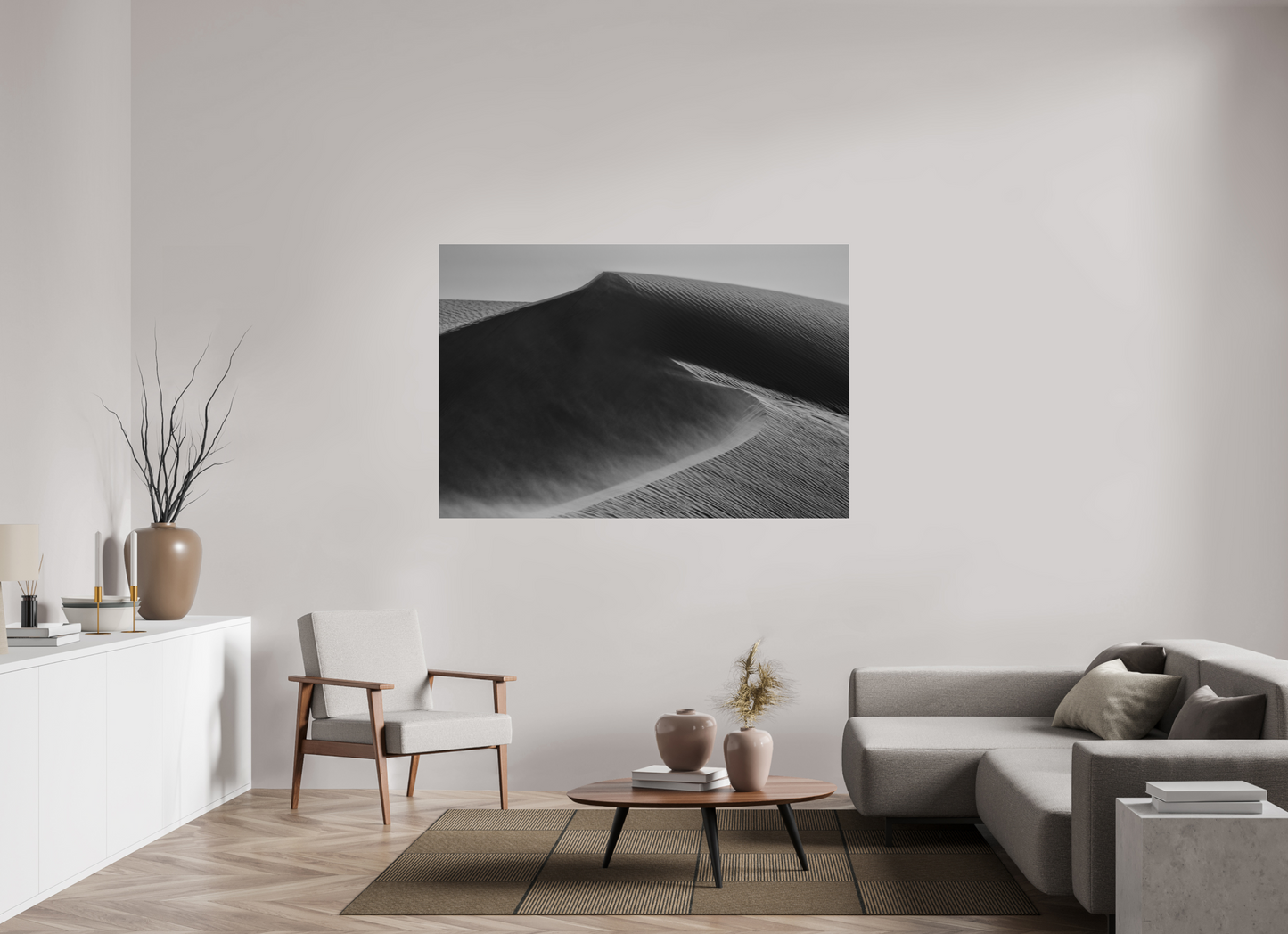 66 x 44″, Photo Print Under Acrylic Glass Sand Swept