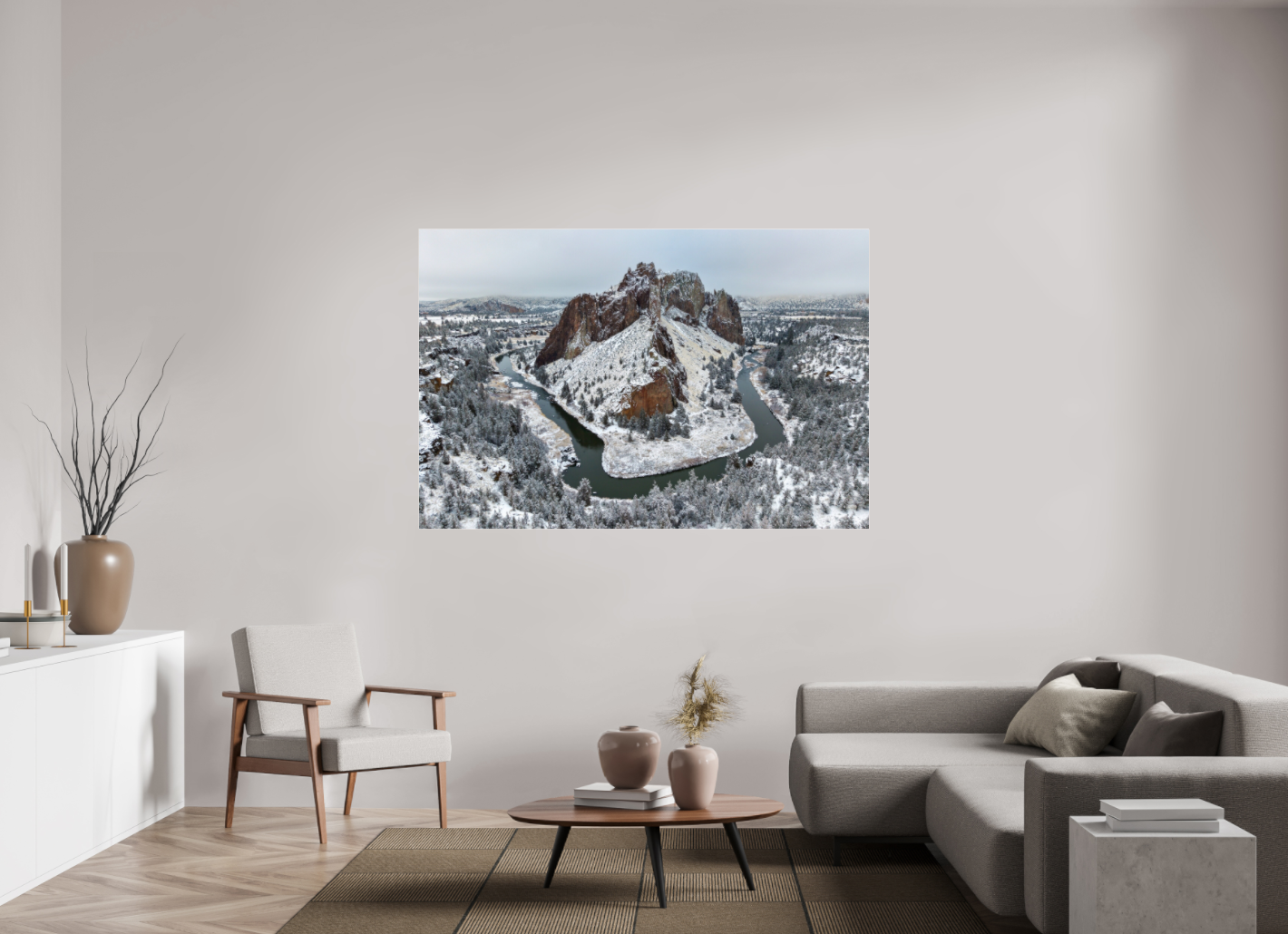 Winter Embrace of Smith Rock