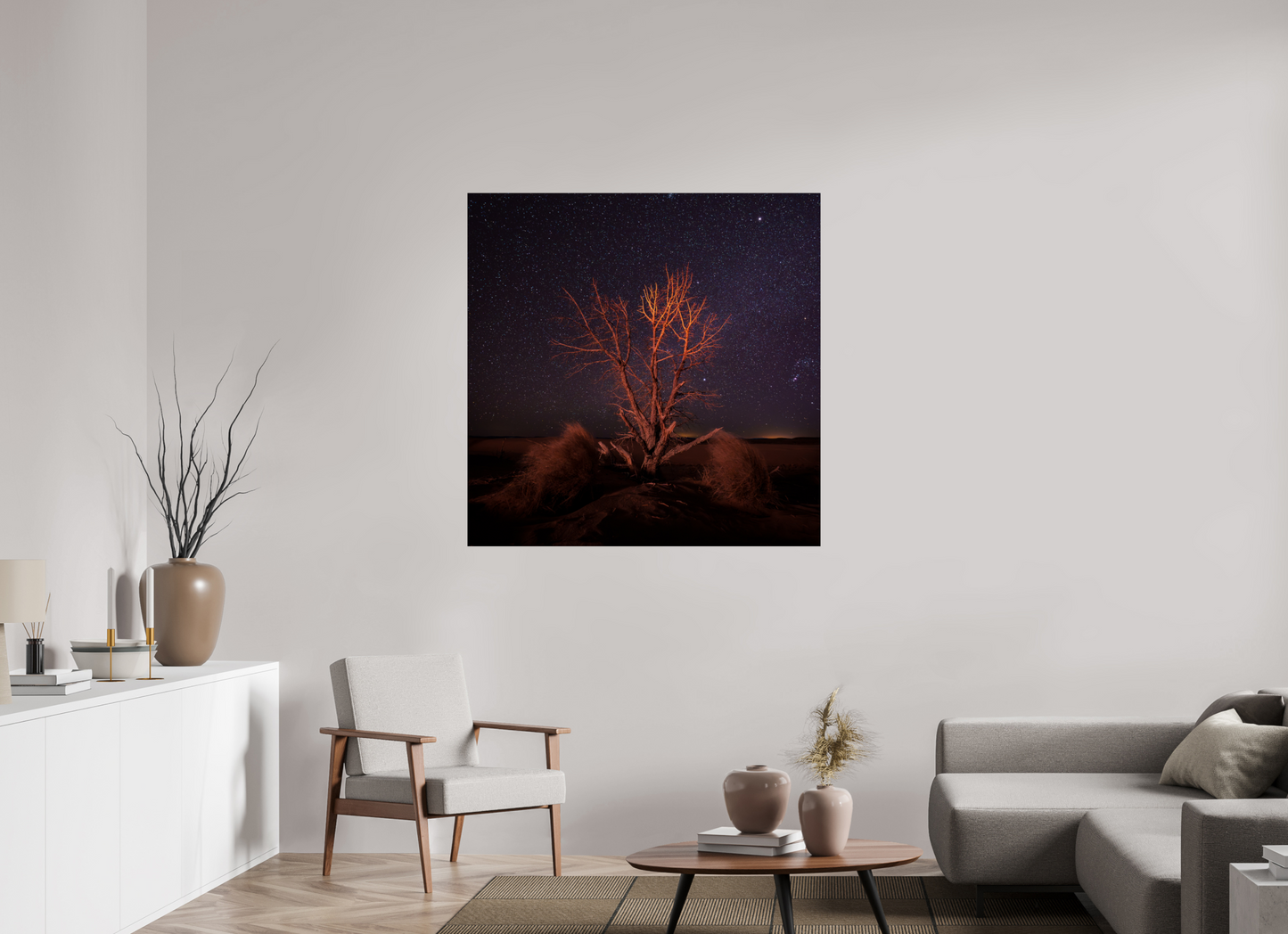 45 x 45″, Photo Print Under Acrylic Glass Fireworks and Freedom
