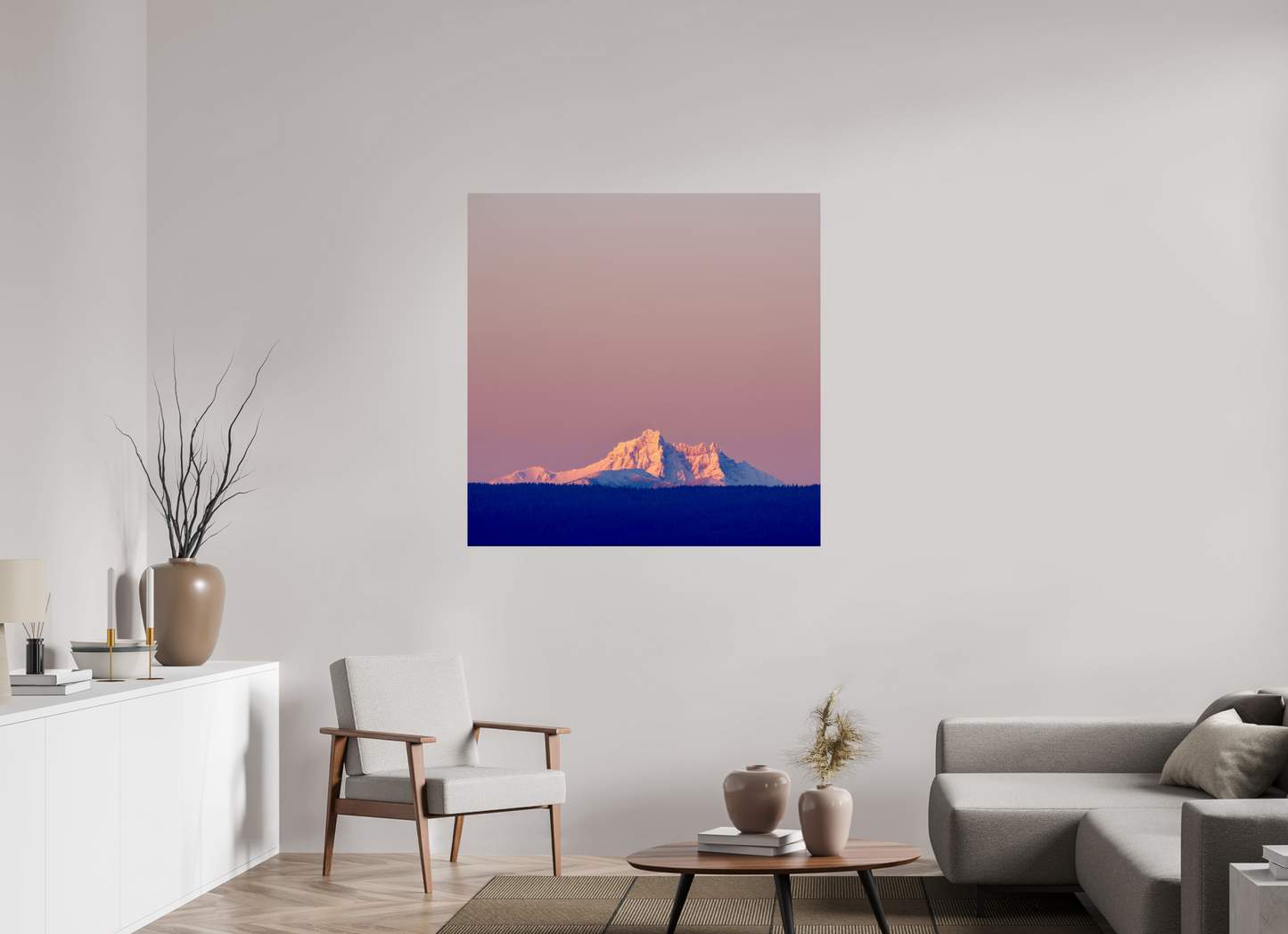 45 x 45″, Photo Print Under Acrylic Glass Three Fingered Jack at Dawn