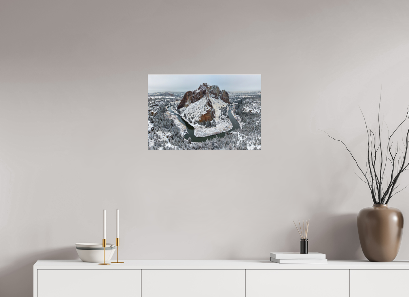 Winter Embrace of Smith Rock