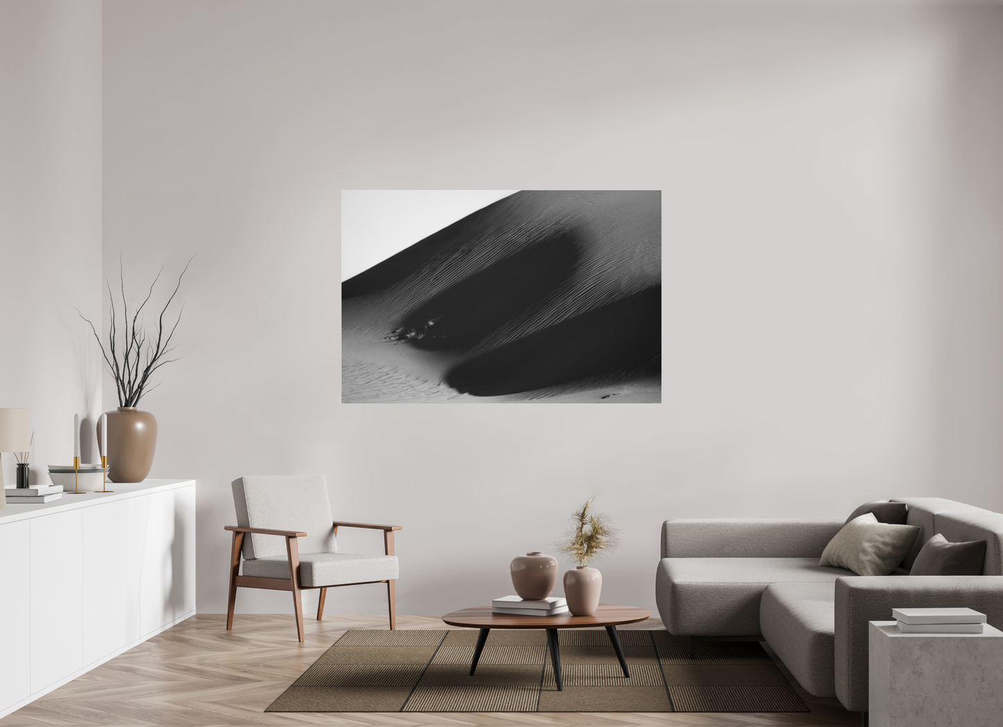 66 x 44″, Photo Print Under Acrylic Glass Ruffles