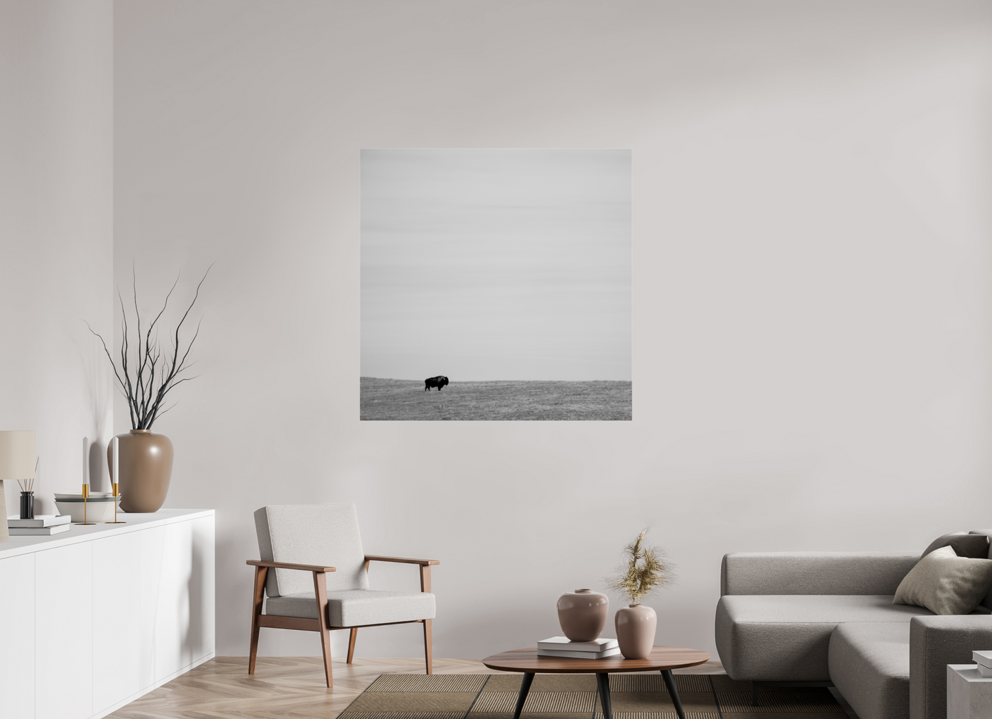 45 x 45″, Photo Print Under Acrylic Glass Trailblazer