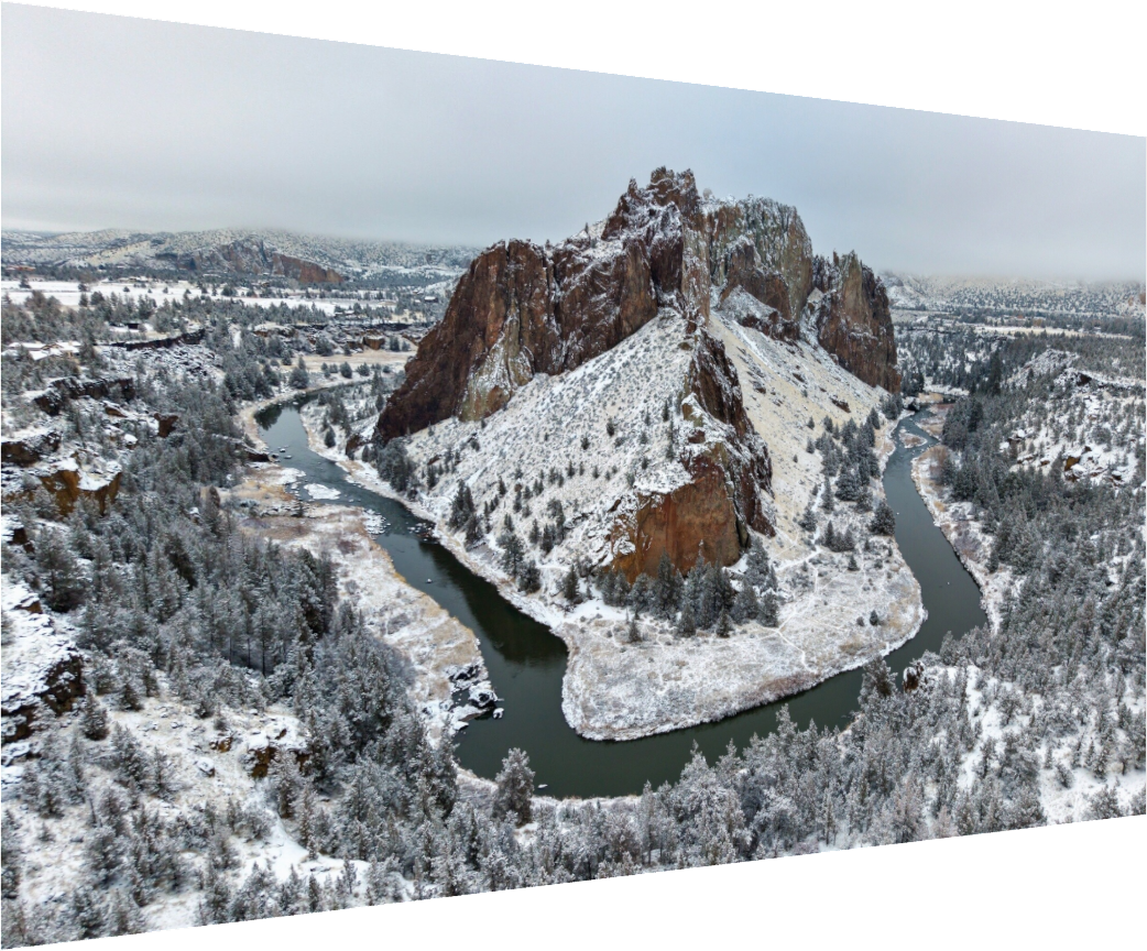 Winter Embrace of Smith Rock