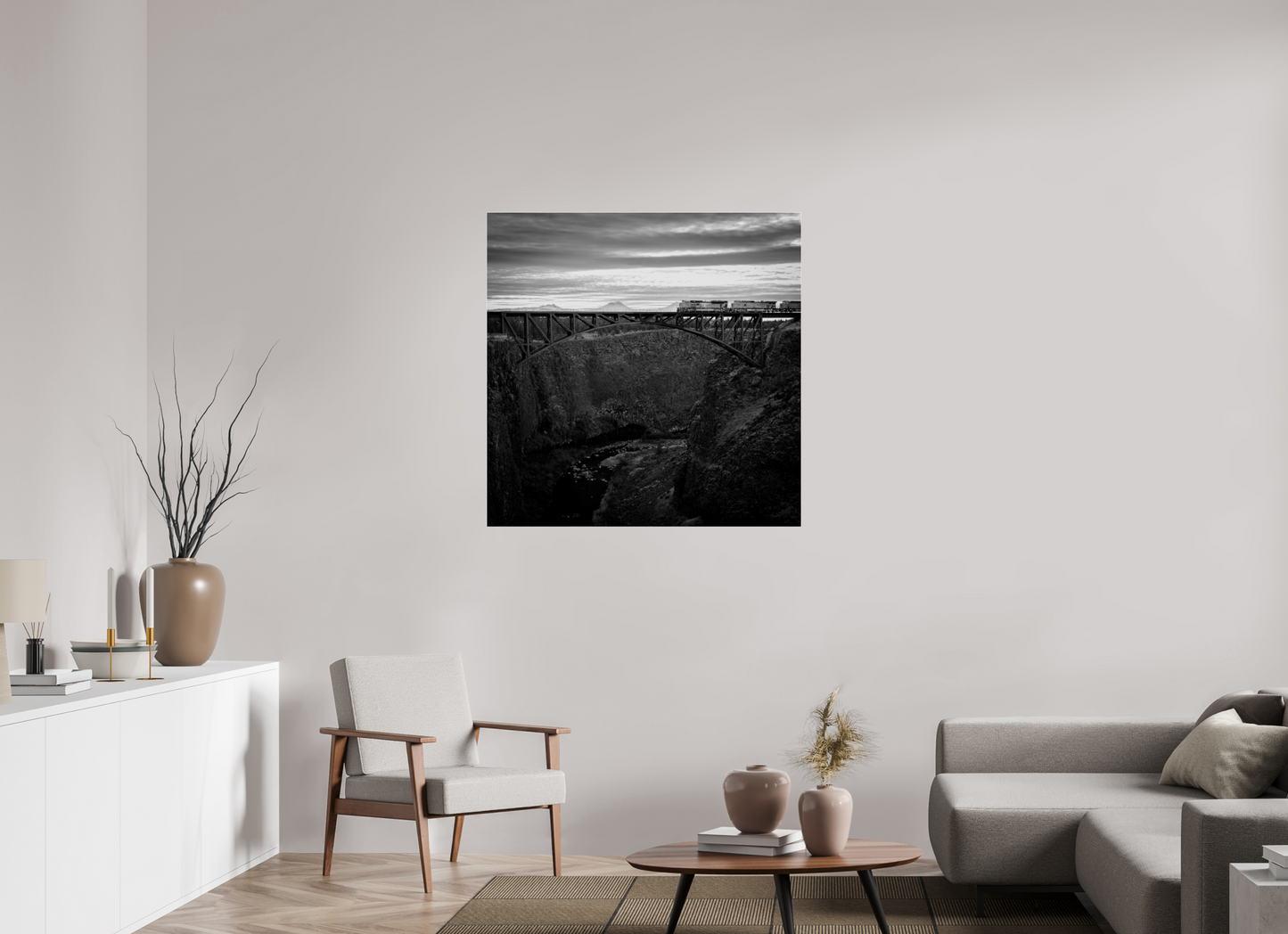 40 x 40″, Photo Print Under Acrylic Glass On Time