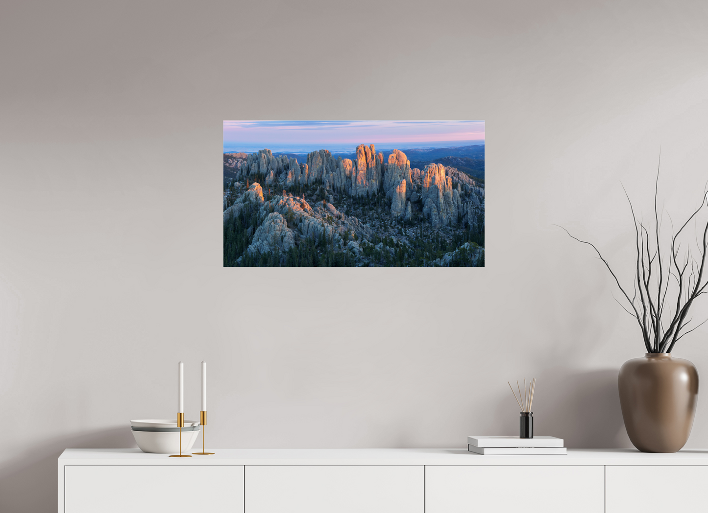 32 x 18″, Photo Print Under Acrylic Glass The Cathedral Spires