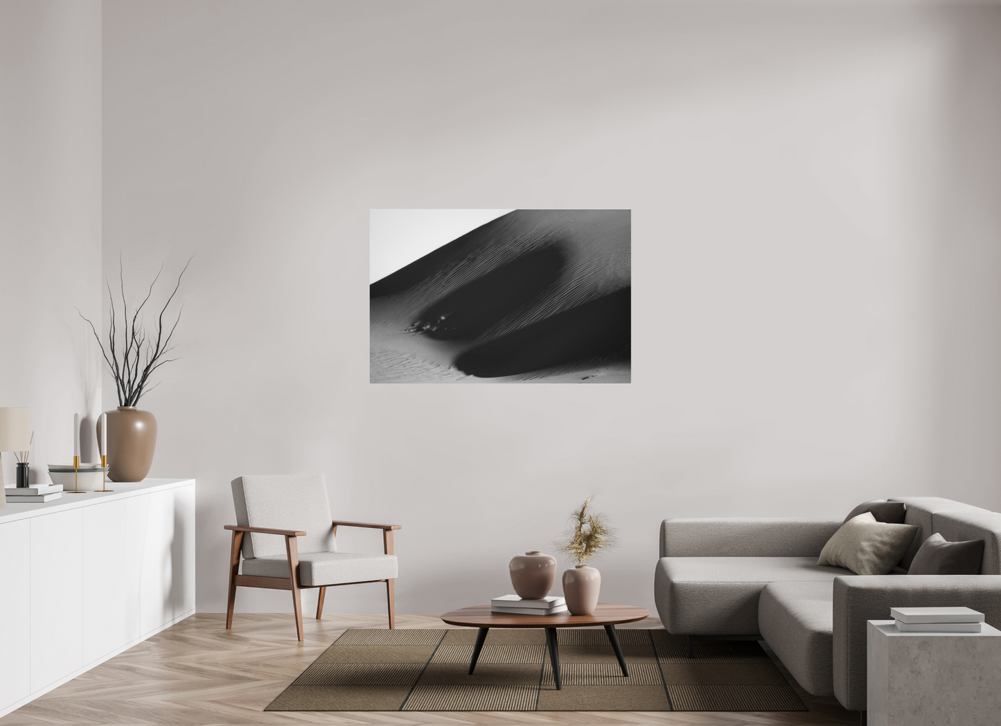 54 x 36″, Photo Print Under Acrylic Glass Ruffles