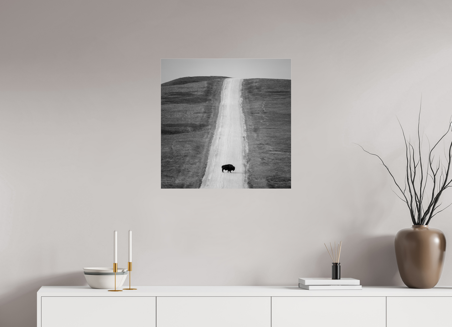 25 x 25″, Photo Print Under Acrylic Glass Unbounded