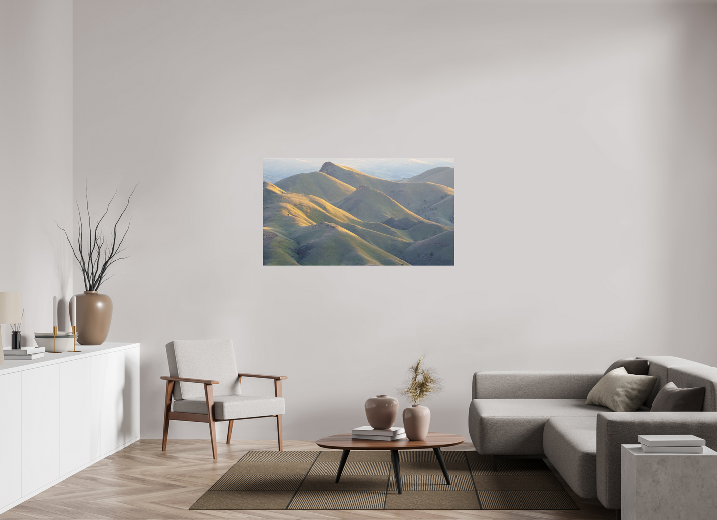 55 x 30.9″, Photo Print Under Acrylic Glass Forest Green Outback