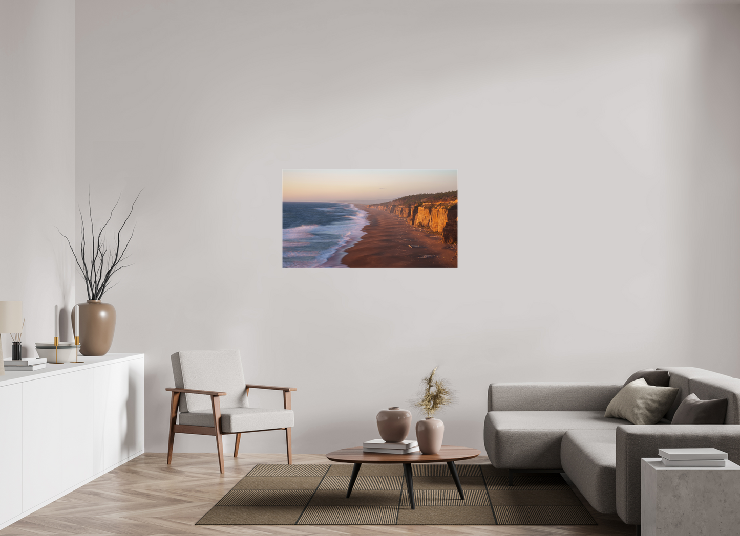 49 x 27.6″, Photo Print Under Acrylic Glass Blacklock Cliffs