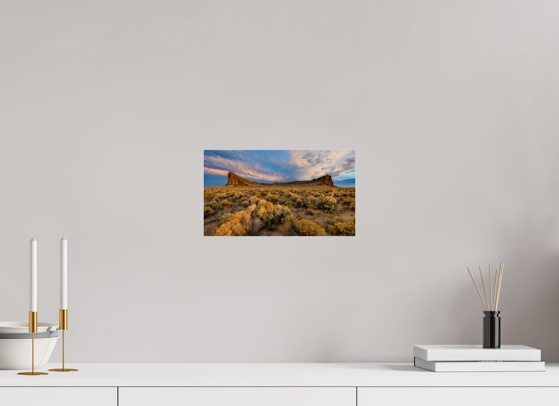12 x 6.8″, Photo Print Under Acrylic Glass High Desert