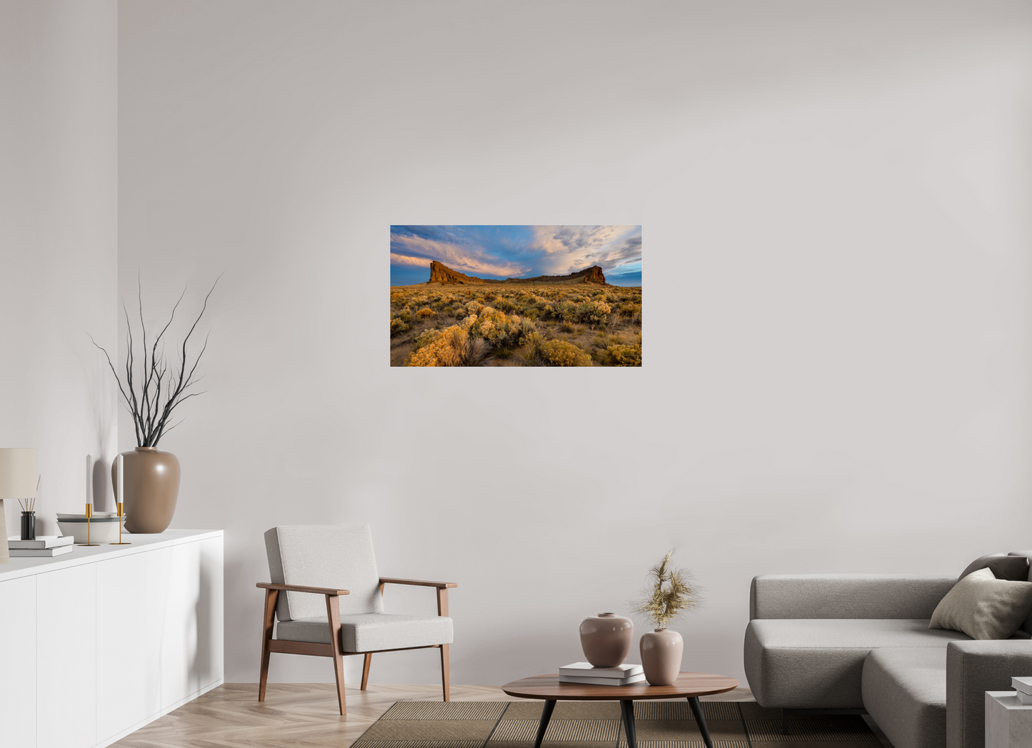 40 x 22.5″, Photo Print Under Acrylic Glass High Desert