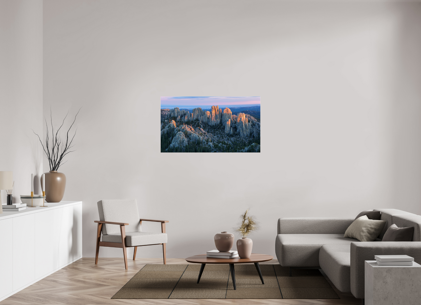 49 x 27.6″, Photo Print Under Acrylic Glass The Cathedral Spires
