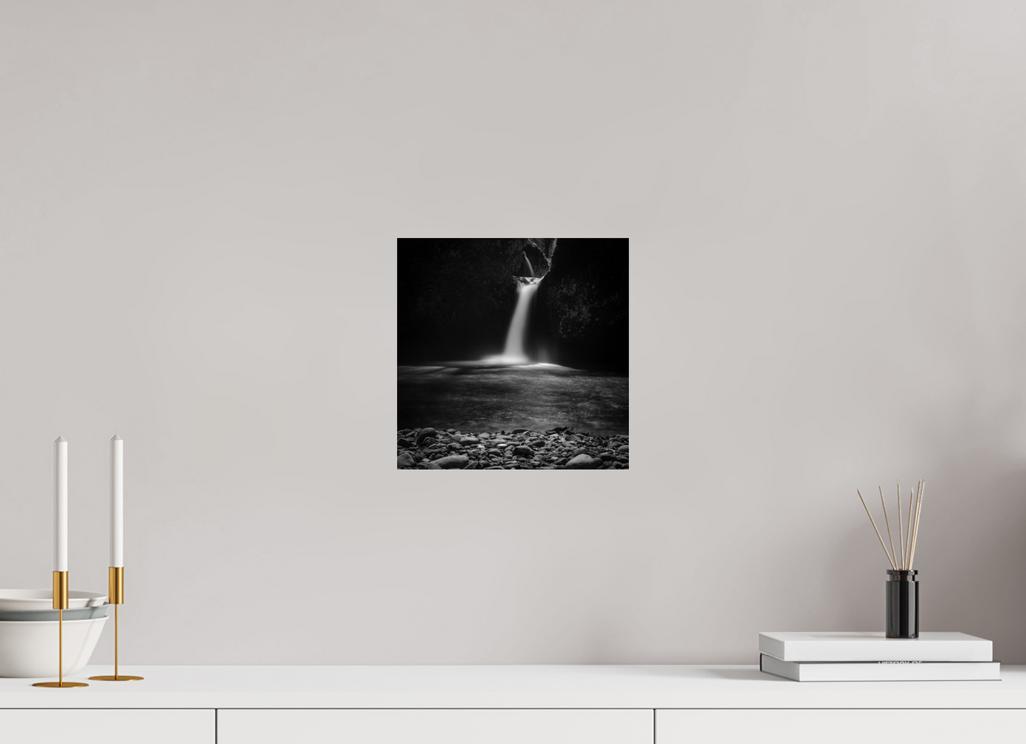 10 x 10″, Photo Print Under Acrylic Glass Punch Bowl Falls