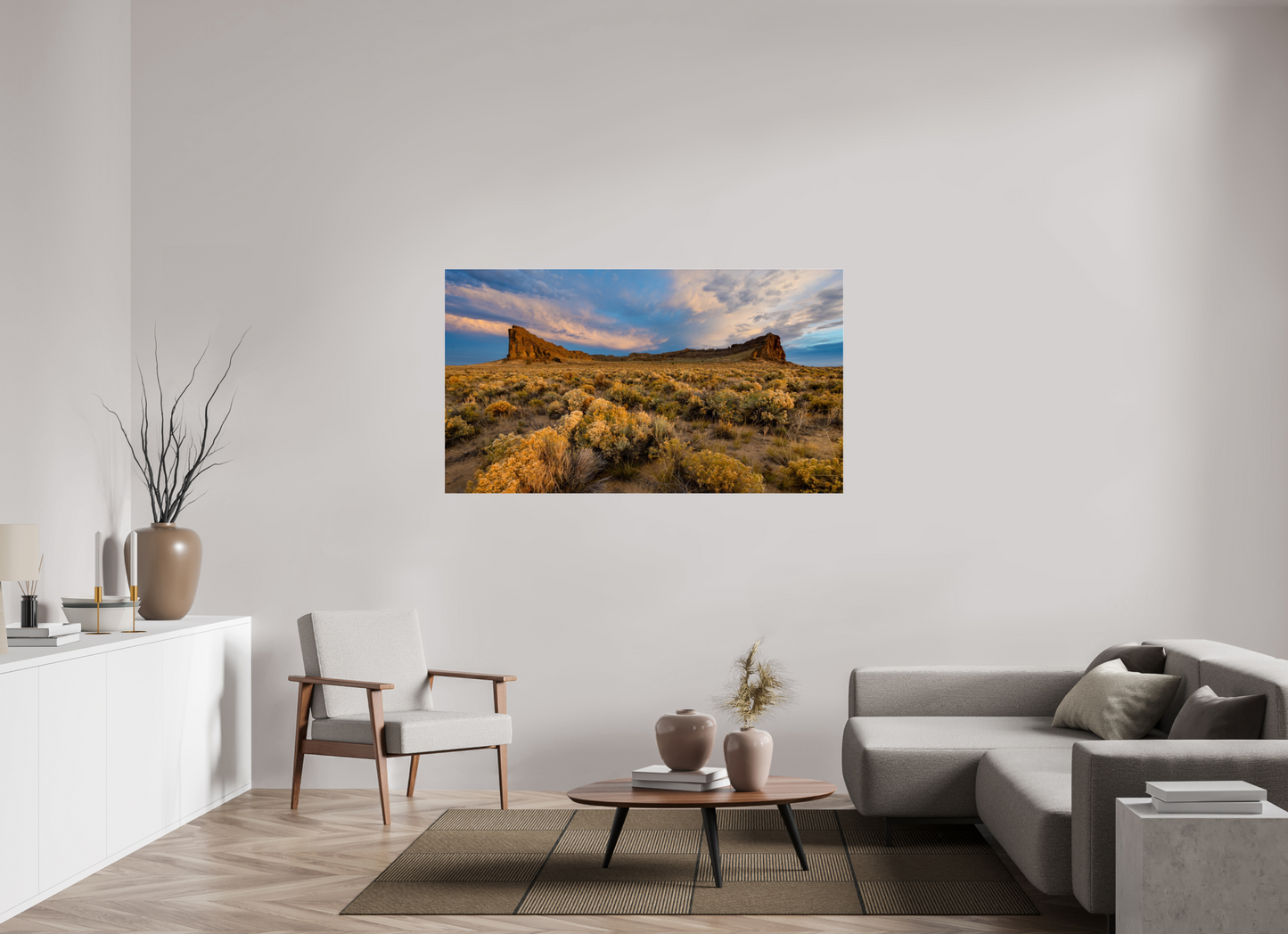 64 x 36″, Photo Print Under Acrylic Glass High Desert