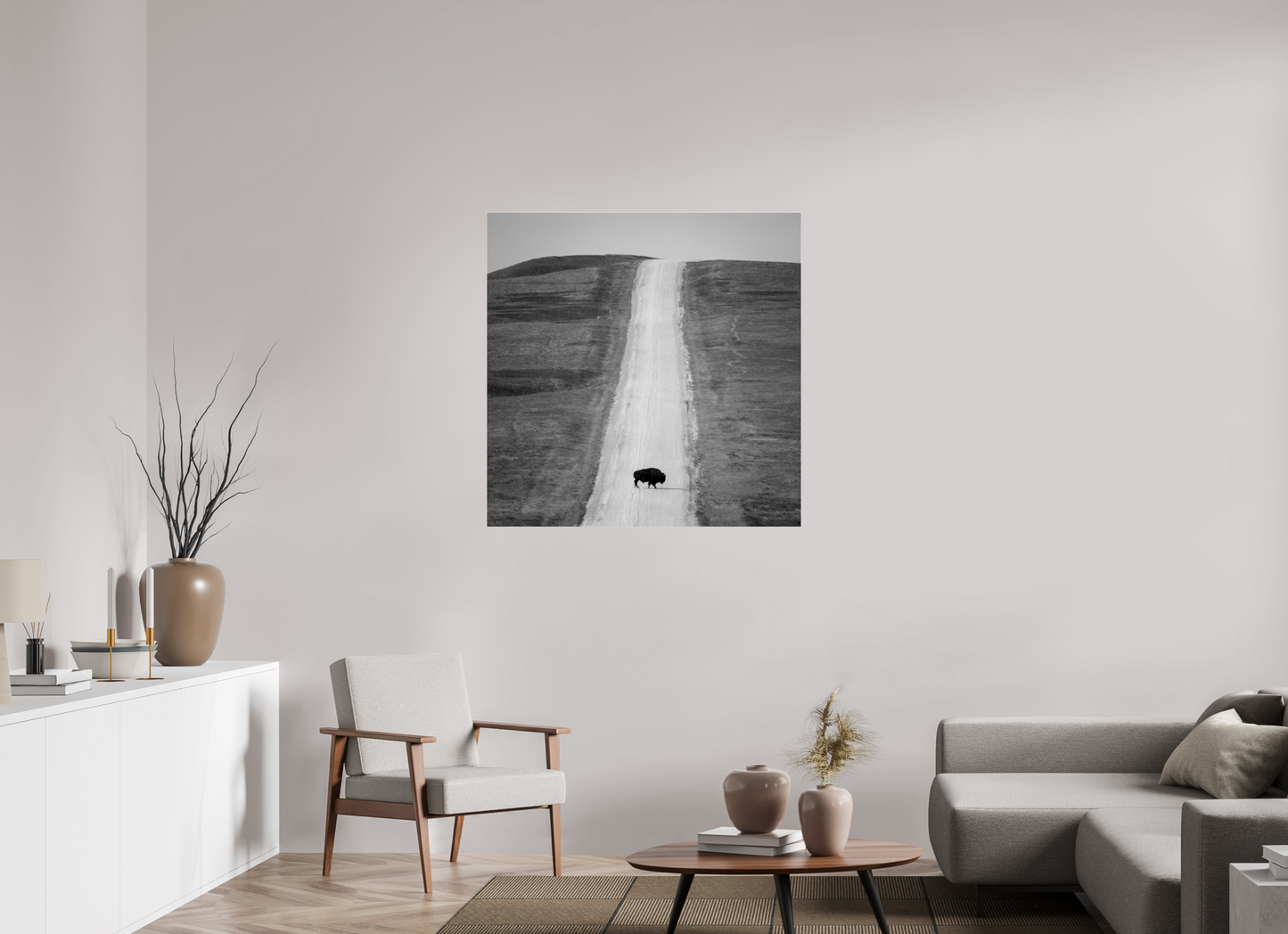 40 x 40″, Photo Print Under Acrylic Glass Unbounded