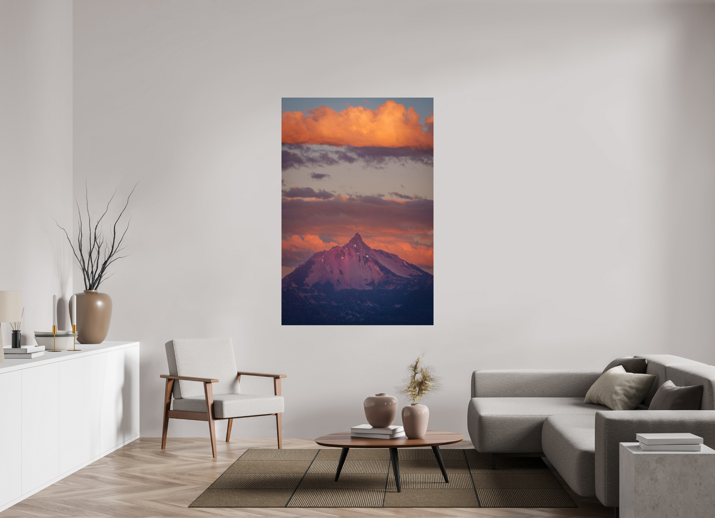 44 x 66″, Photo Print Under Acrylic Glass Glorious Mt Washington