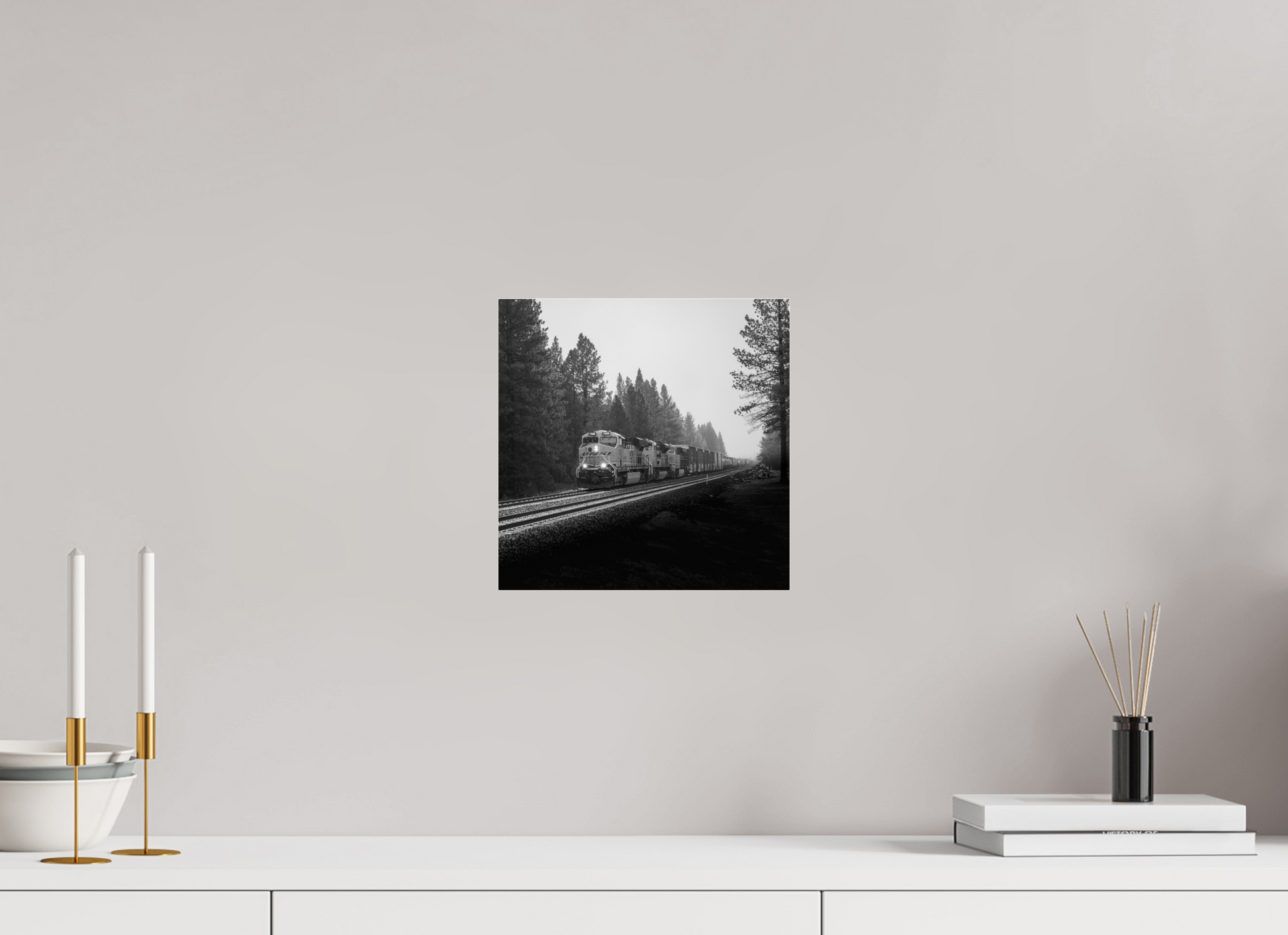 10 x 10″, Photo Print Under Acrylic Glass BNSF TBA
