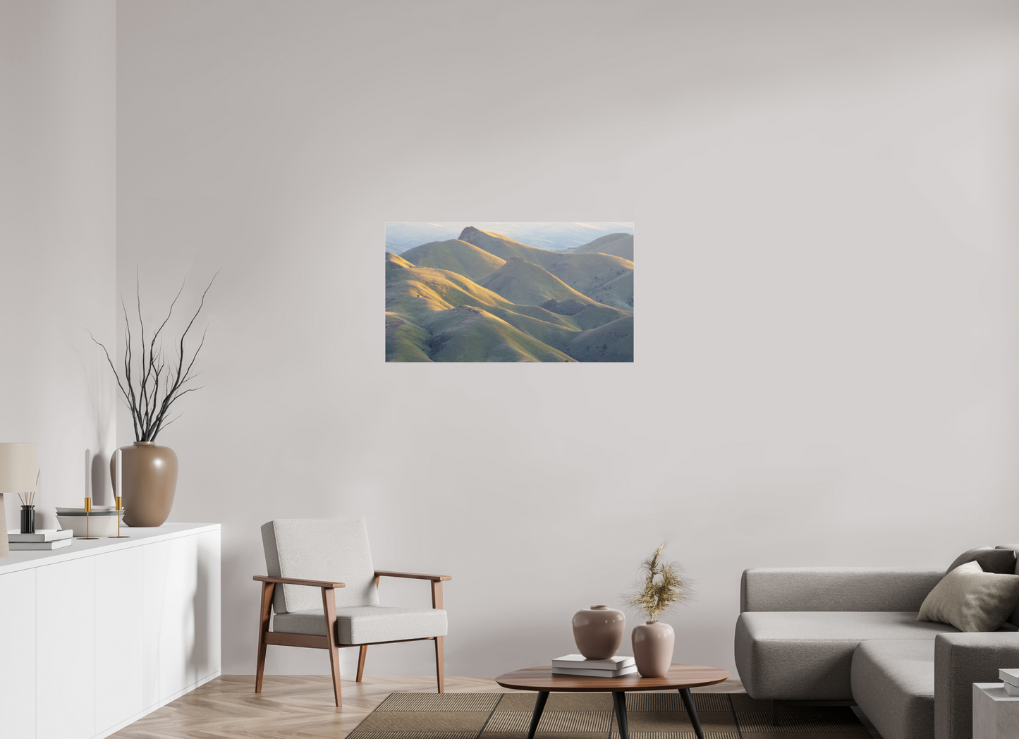 40 x 22.5″, Photo Print Under Acrylic Glass Forest Green Outback