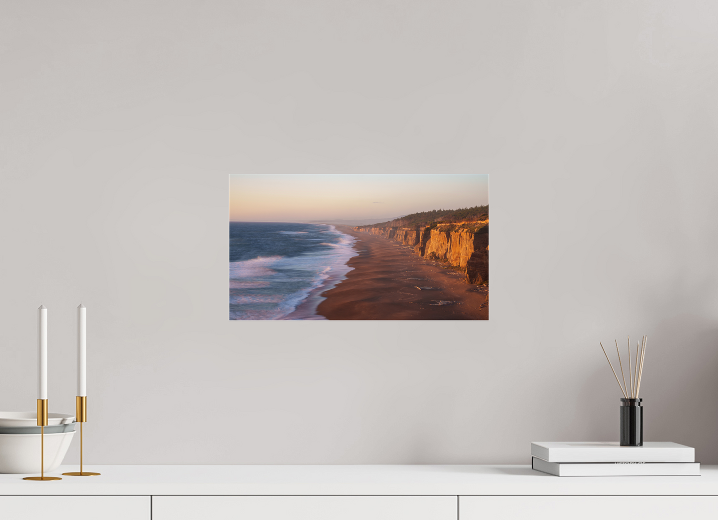 16 x 9″, Photo Print Under Acrylic Glass Blacklock Cliffs