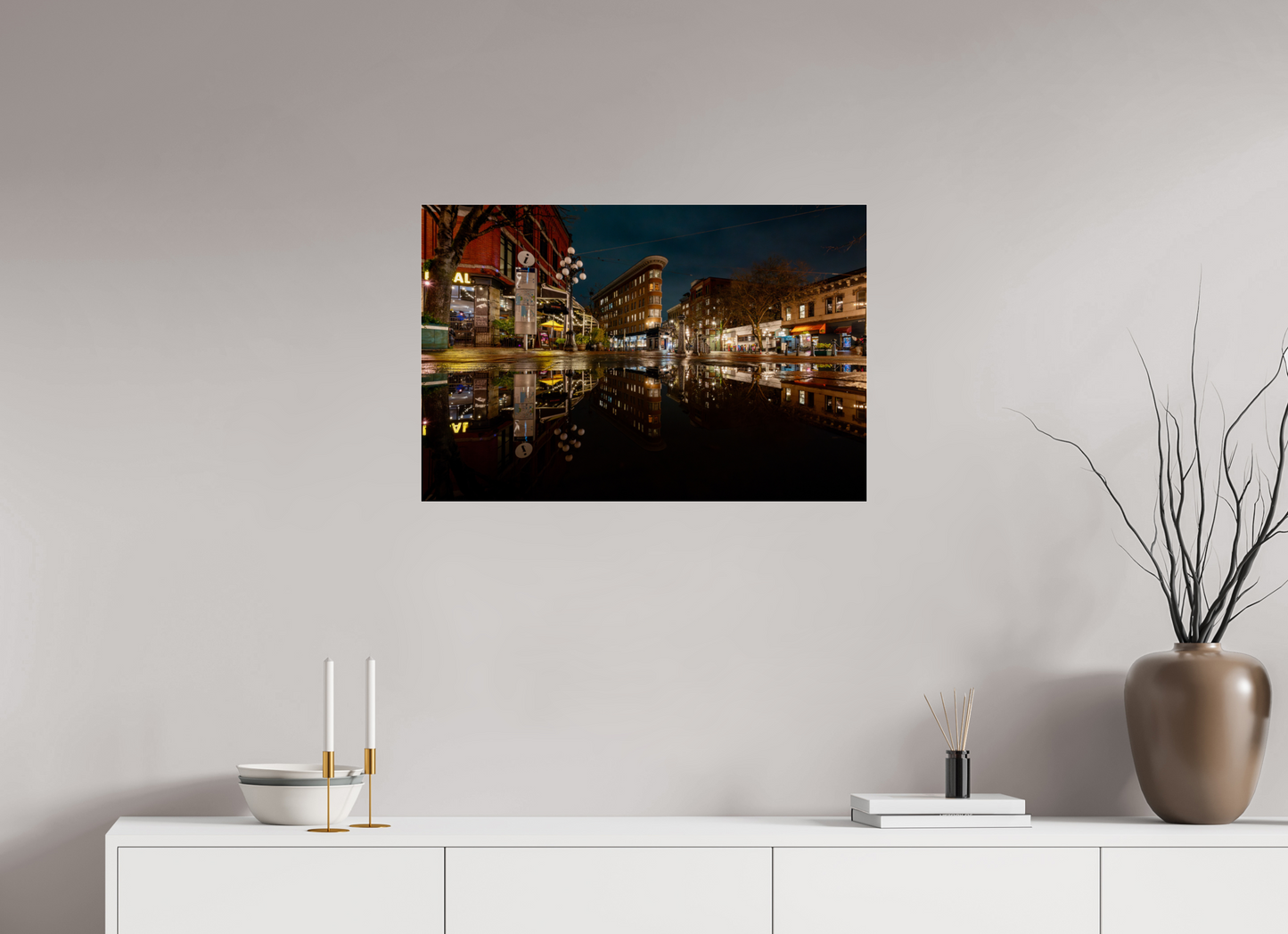 30 x 20″, Photo Print Under Acrylic Glass Gastown 2