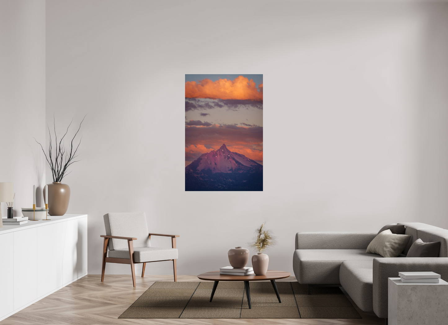 36 x 54″, Photo Print Under Acrylic Glass Glorious Mt Washington