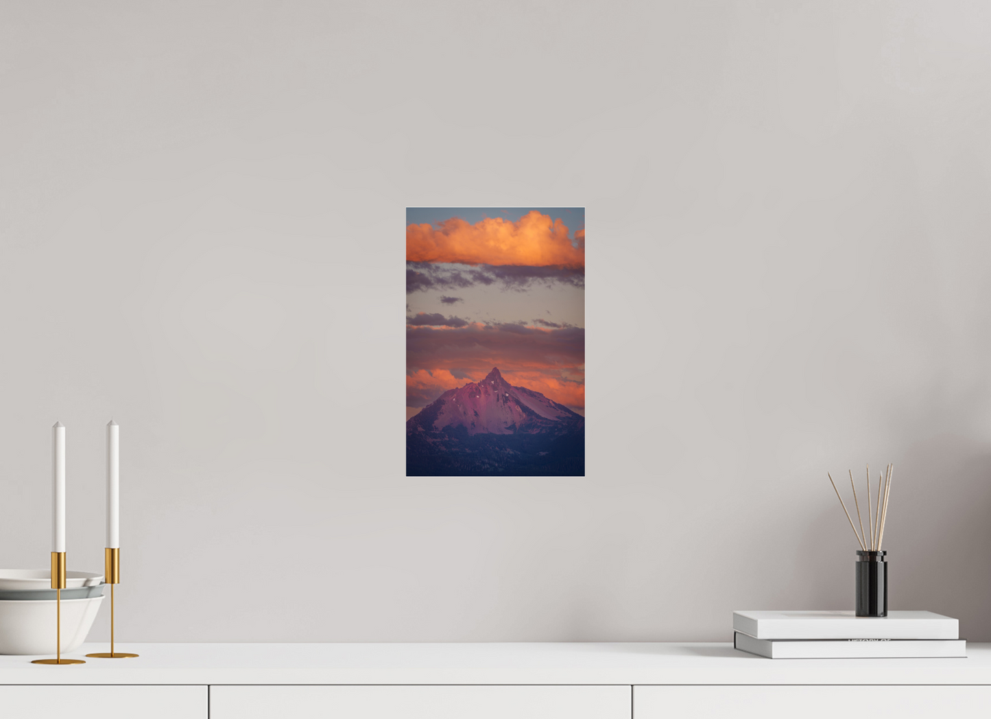 8 x 12″, Photo Print Under Acrylic Glass Glorious Mt Washington