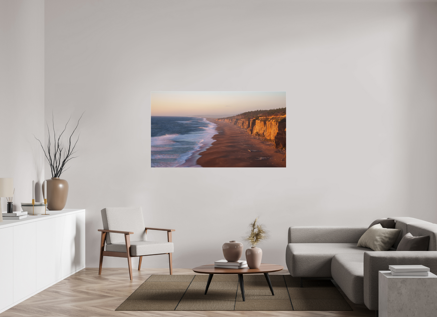 64 x 36″, Photo Print Under Acrylic Glass Blacklock Cliffs