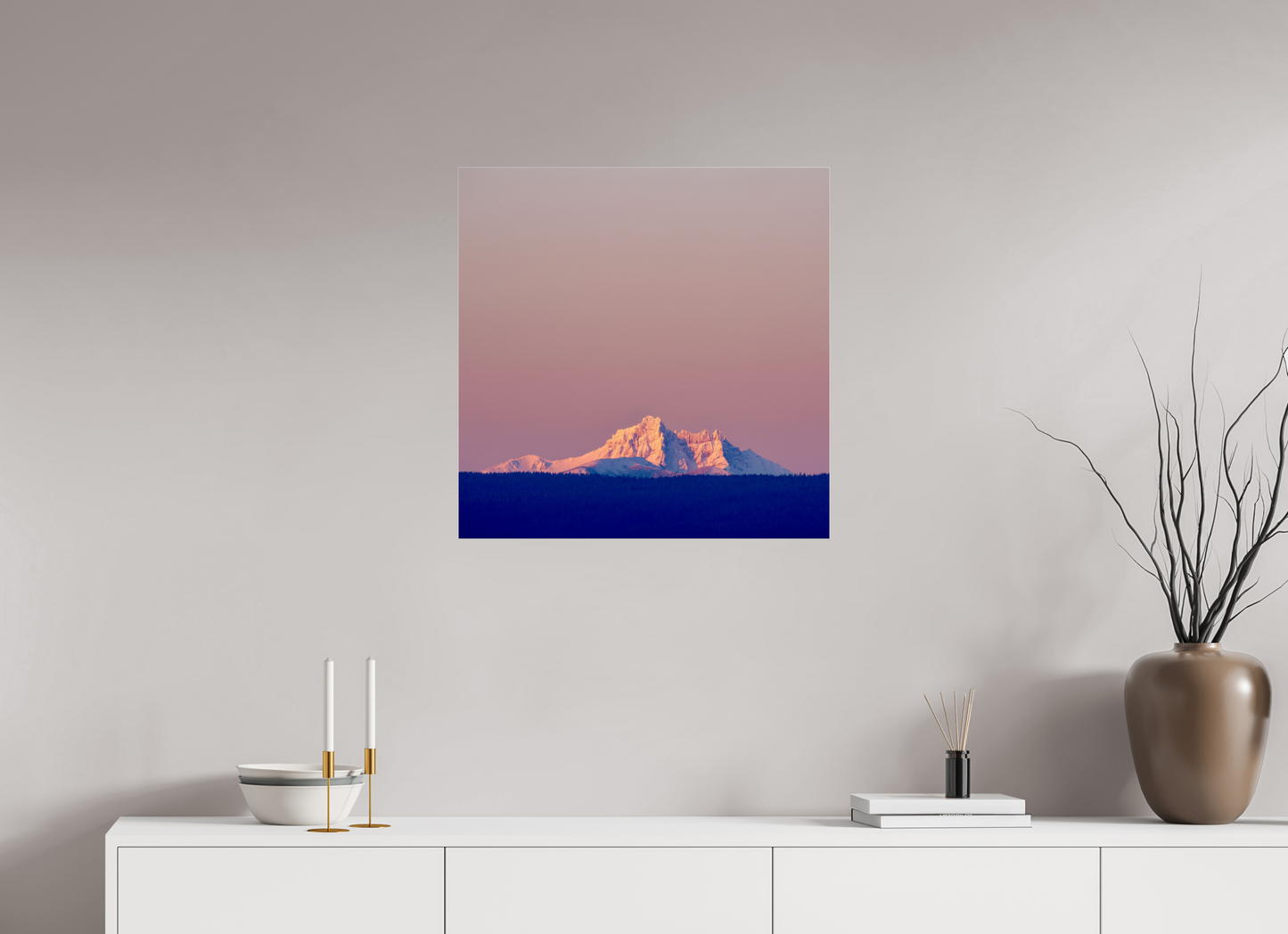 25 x 25″, Photo Print Under Acrylic Glass Three Fingered Jack at Dawn