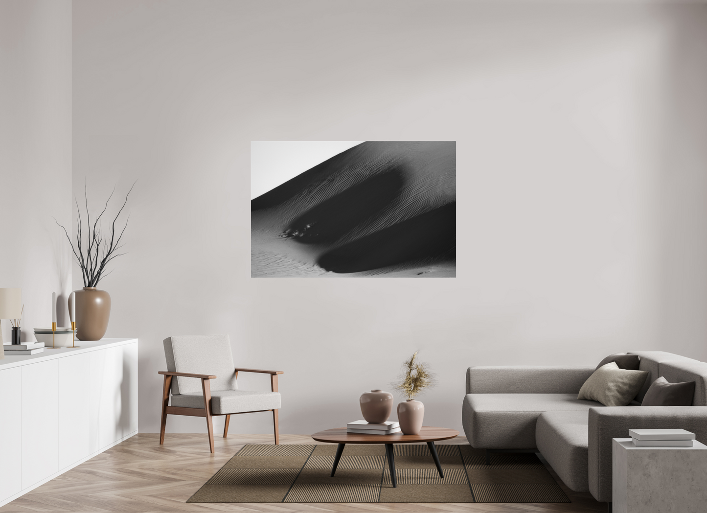 60 x 40″, Photo Print Under Acrylic Glass Ruffles