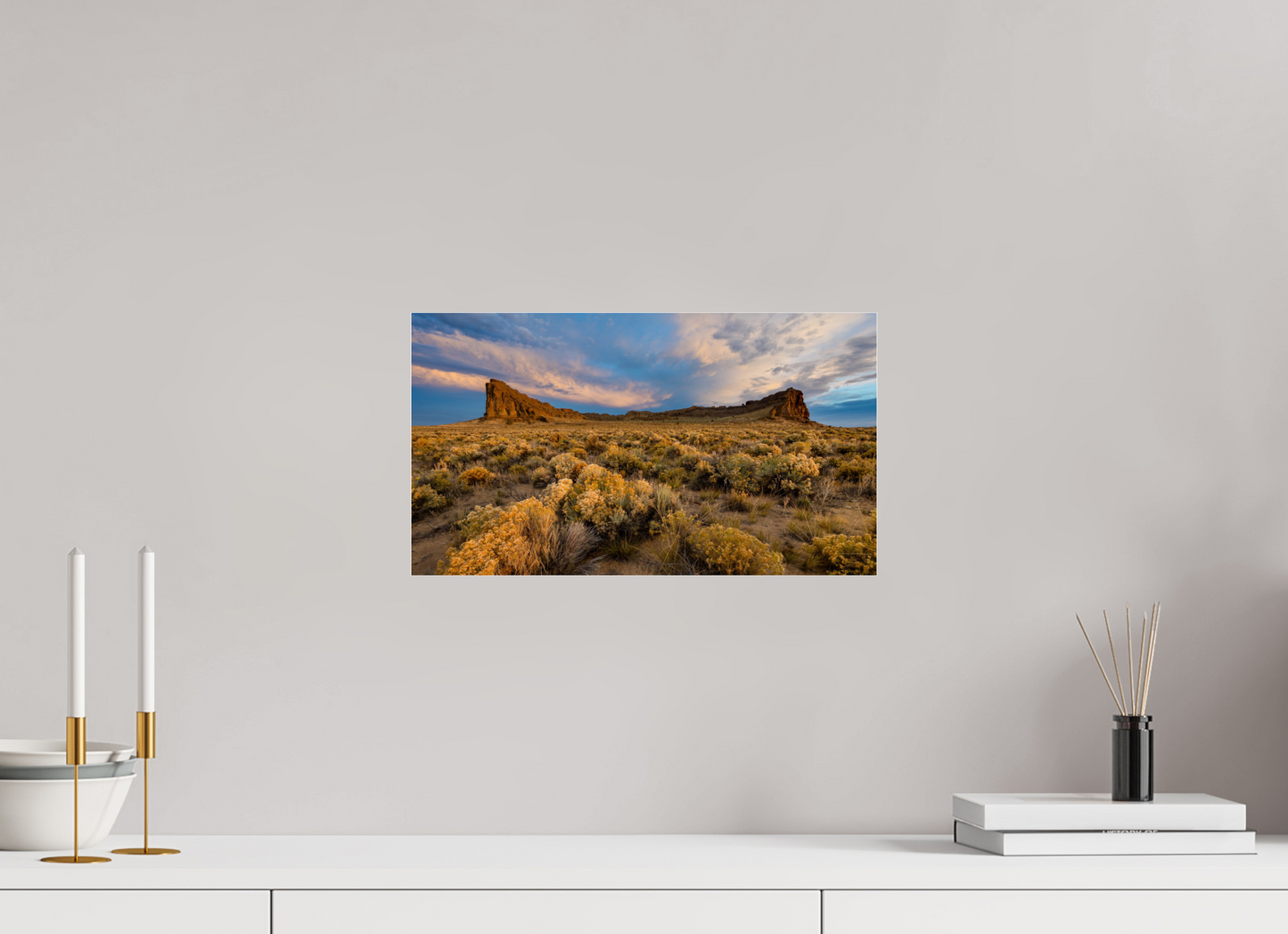 16 x 9″, Photo Print Under Acrylic Glass High Desert