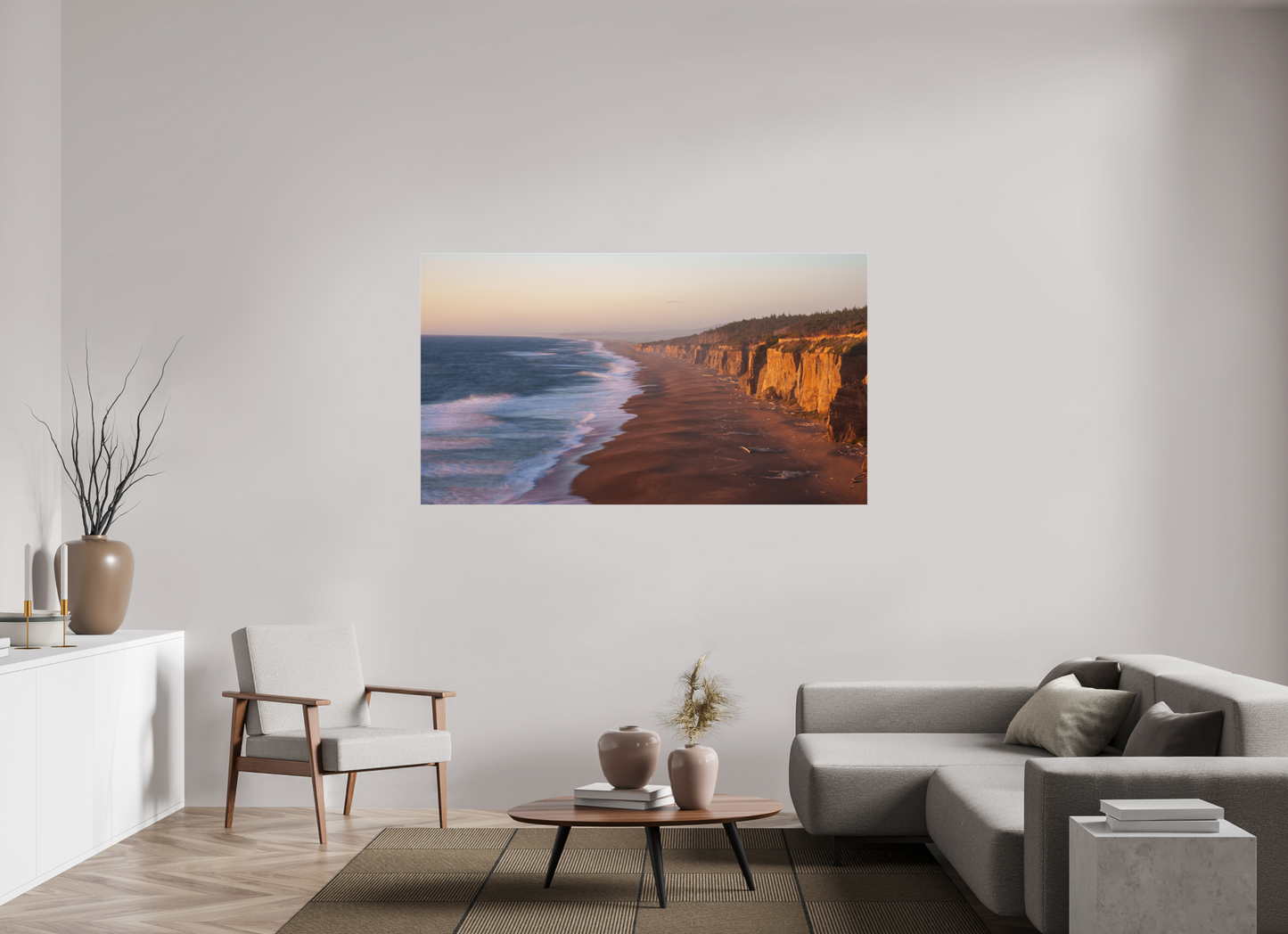 70 x 39.4″, Photo Print Under Acrylic Glass Blacklock Cliffs