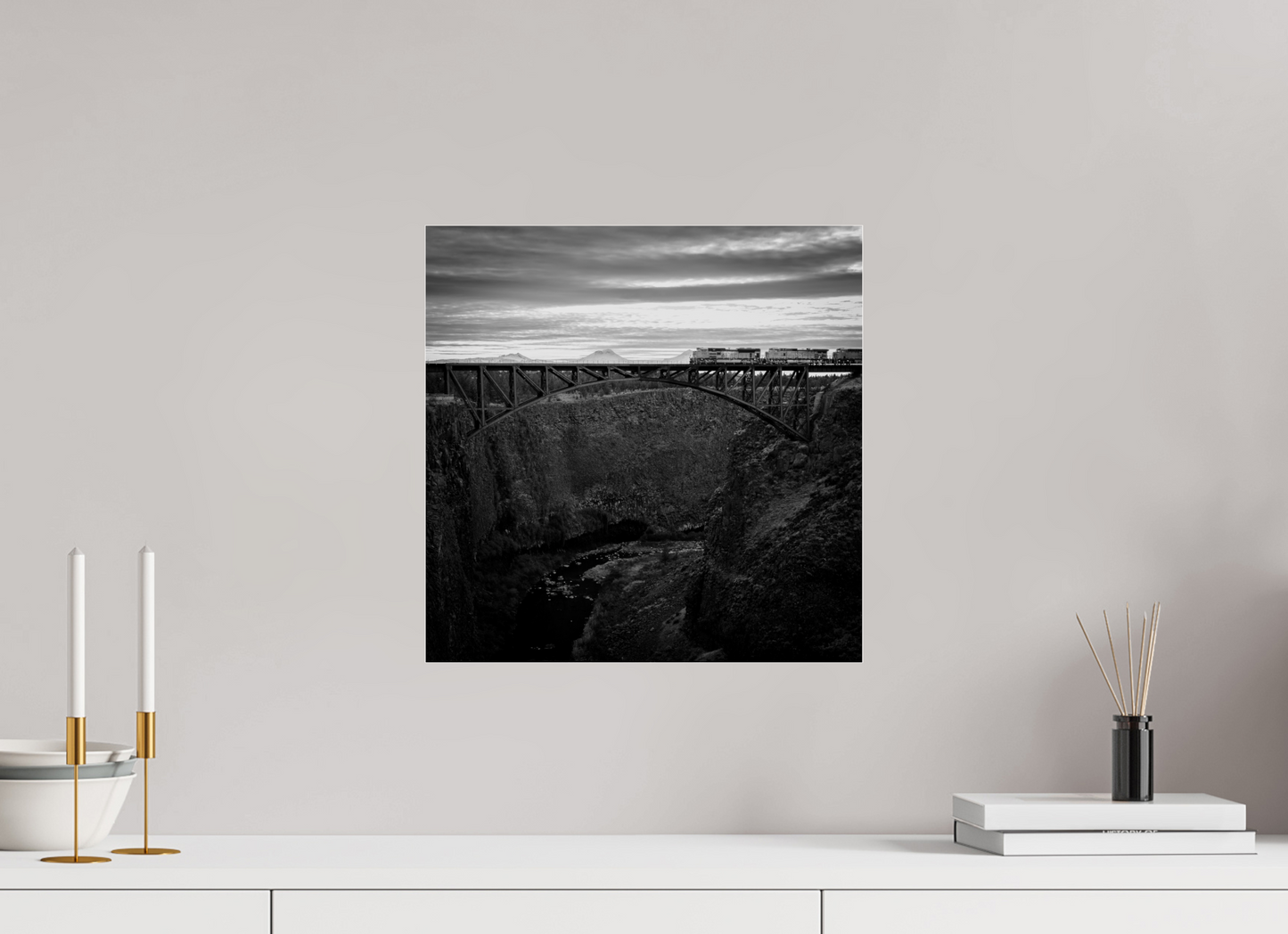 15 x 15″, Photo Print Under Acrylic Glass On Time