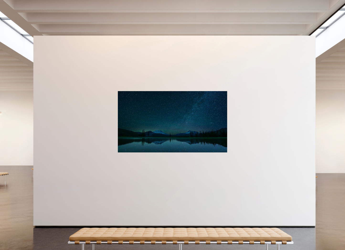 80 x 45″, Photo Print Under Acrylic Glass Sparks Lake Starlight