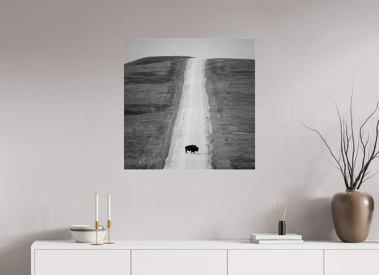 30 x 30″, Photo Print Under Acrylic Glass Unbounded