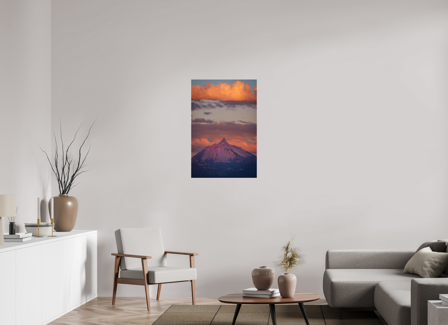 24 x 36″, Photo Print Under Acrylic Glass Glorious Mt Washington