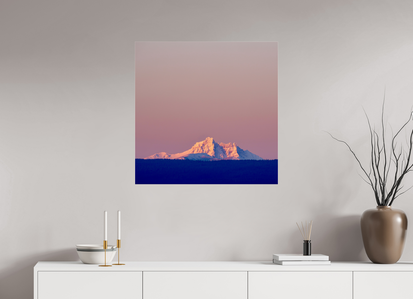 30 x 30″, Photo Print Under Acrylic Glass Three Fingered Jack at Dawn