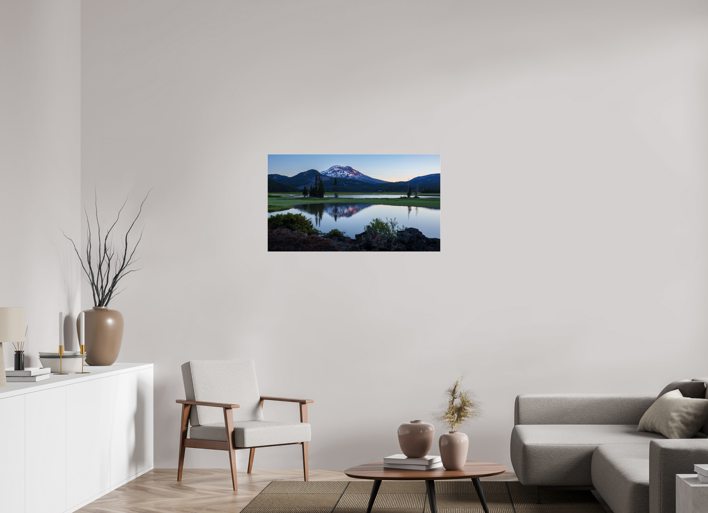 40 x 22.5″, Photo Print Under Acrylic Glass Classic Sparks Lake