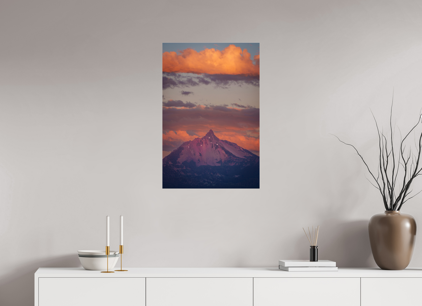 20 x 30″, Photo Print Under Acrylic Glass Glorious Mt Washington