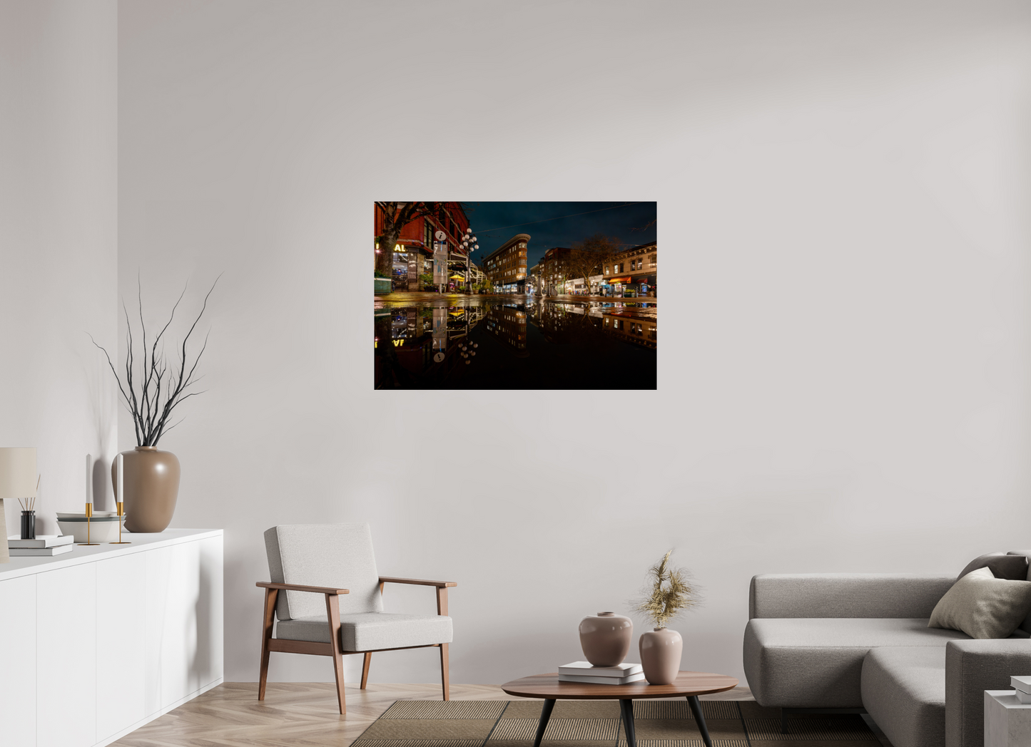 45 x 30″, Photo Print Under Acrylic Glass Gastown 2