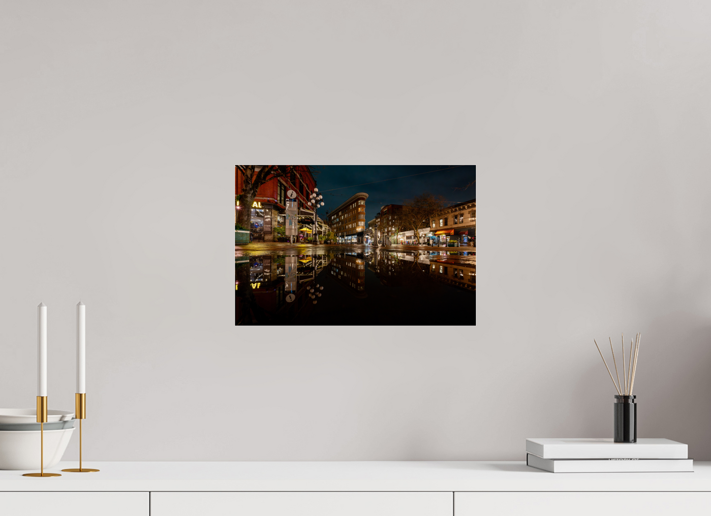 15 x 10″, Photo Print Under Acrylic Glass Gastown 2