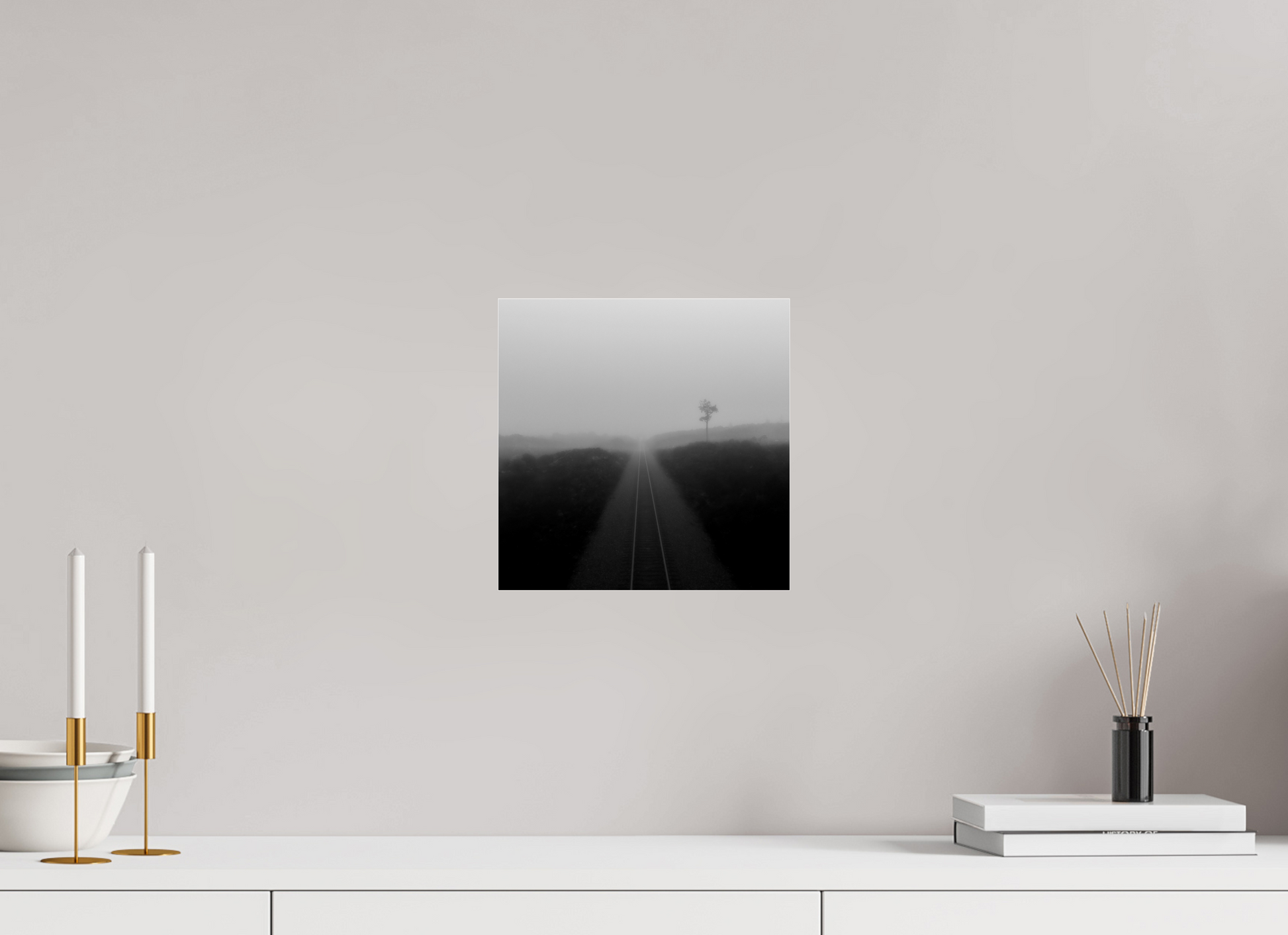 10 x 10″, Photo Print Under Acrylic Glass Into the Void