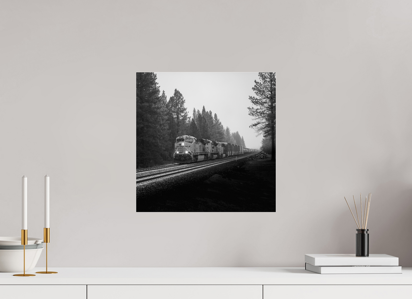 15 x 15″, Photo Print Under Acrylic Glass BNSF TBA
