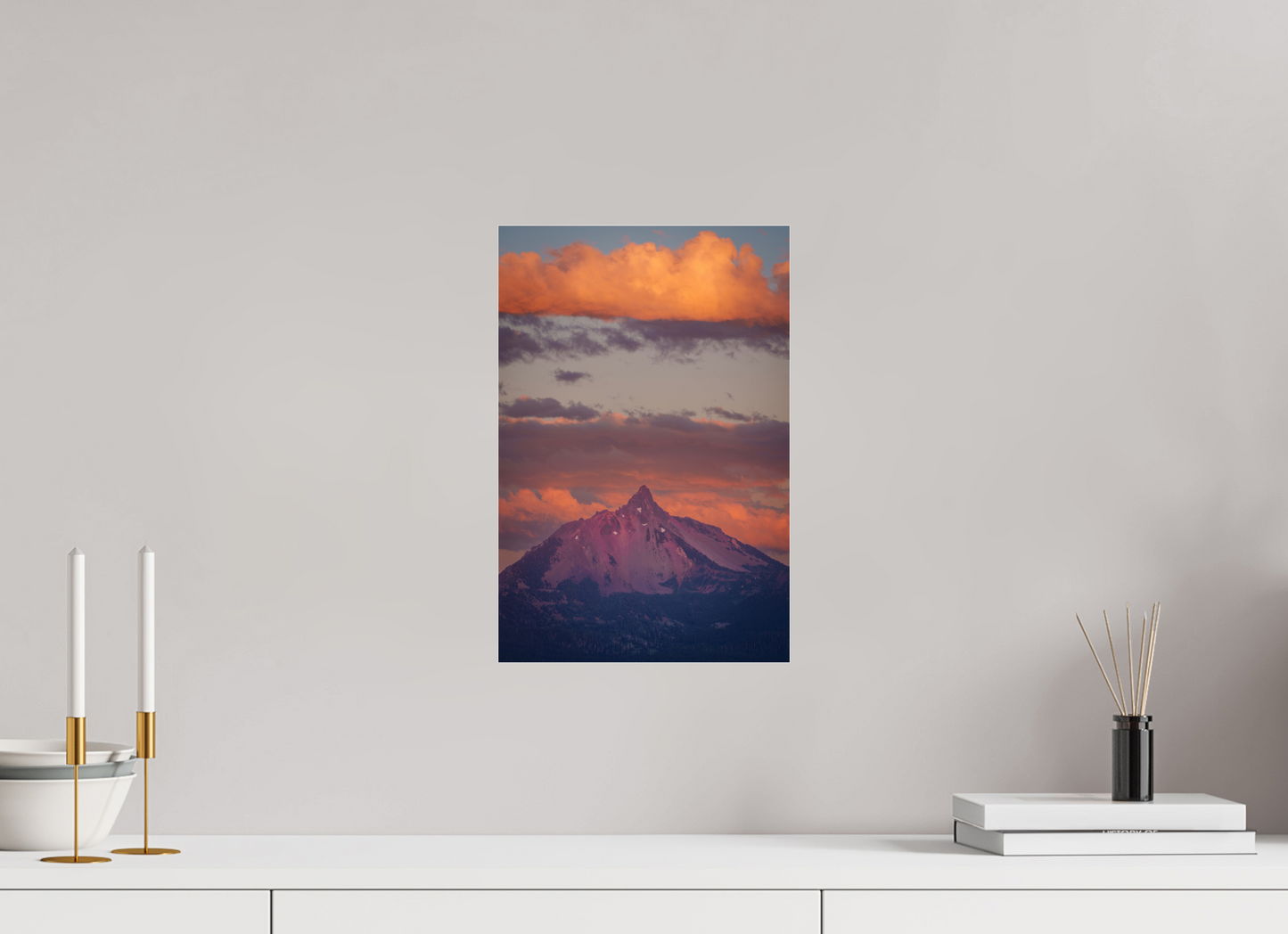 10 x 15″, Photo Print Under Acrylic Glass Glorious Mt Washington